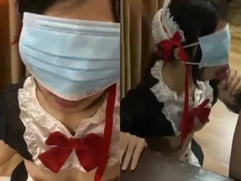 Cô bạn gái việt dâm cosplay nô lệ liếm bú con của quý điêu luyện
